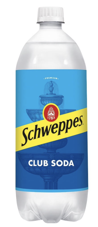 Schweppes Club Soda 1 Liter